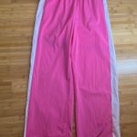 OTOS Activewear Womens Barbie Pink stripe Nylon W/Drawstring Ankle pants|Size:L Size L Photo 5