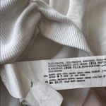 ZARA  White Sweetheart Neck Ruched Puff Long Sleeve Crop Top Size S Photo 7