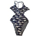 Tribal‎ Women's Striped Knit Sweater Blue Green Black Long Sleeve Size Small Photo 2