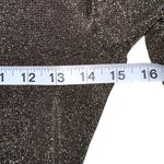 n:philanthropy NWT  Demetra Long Sleeve Gold Black Metallic Midi Dress SMALL Photo 6