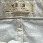 Free People  Women's White Denim‎ Mini Skirt Size 26 Casual Pockets Photo 8