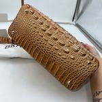 Brahmin Nola Honey Brown Melbourne Embossed Leather Backpack V37 151 00960 Photo 7