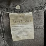 Acne Studios Skin 5 Used Black Stretch Denim Skinny Ankle Jeans Size 26 Photo 6