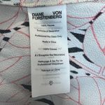 Diane Von Furstenberg  Wrap Dress Women XL Multicolor Leaf 3/4 Wide Sleeve Office Photo 11