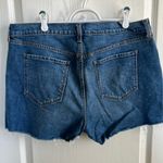 Old Navy  Blue Jean Shorts with Frayed Hem - Boyfriend Photo 2