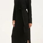 Socialite  Black Long Sleeve Maxi Dress Photo 0