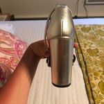 Steve Madden Metallic Silver Strappy Heels Photo 4