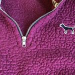 PINK - Victoria's Secret Victoria’s Secret PINK teddy bear half zip Photo 2