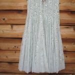 Mac Duggal  94128 Green Embellished Bow Flutter Sleeve A Line Midi Dress Photo 10