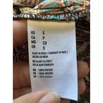 American Eagle  Flounce Floral Patch Short Sleeve Lace‎ Up Top Size Sz Small Boho Photo 6