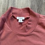 Cuyana Terracotta French Terry Puff Sleeve Sweater Organic Cotton Mauve Pink Size M Photo 3