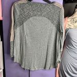 Soft Surroundings Gray Knit Sweater with Studded Sleeves By Soft Surrounding Photo 1