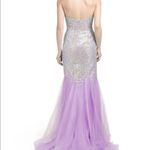 Terani Couture Prom DRESS  sequins mermaid dress lilac 4 Photo 1