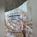 Charlie Holiday  Pink Floral Smocked Blouse Photo 6