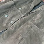 wilson's leather Vintage  Adventure Bound Green Trench Coat Jacket Photo 15