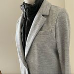 Drew EUC‎  Gray Blazer with detachable Leather Dixie, M Photo 1