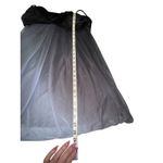 XSCAPE By Joanne Chen Black Grey Ombre Sparkle Tulle Strapless Dress Size 14 Photo 4