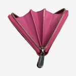 Christian Dior Pink Patent Cannage Zip Around Wallet Authentic Made In Italy Photo 14