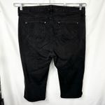 Gloria Vanderbilt  Plus Size 18 Capri Jeans Black Rail Straight Denim Cropped 293 Photo 1