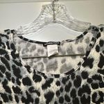 Heimish USA Grey/Black Animal Print 3/4 Sleeve Dress size S Photo 2