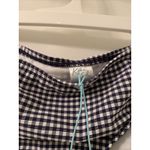 Kona Sol  Women's Blue & White Gingham Bikini Bottom 1-Piece Size XL Photo 6