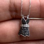 10kt White Gold Dress Pendant With 18" Chain Photo 4