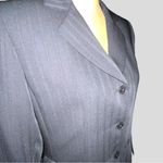 Anne Klein 2 ! Dark gray pinstriped 2 piece pantsuit! Nwot Photo 6