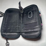 Vera Bradley Alpine Floral Zip Around Wallet Wristlet Purple/blue/black/pink Photo 2