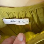 Mustard Seed  Womens One Shoulder Green Ruffled Smocked Romper Size Medium Summer Photo 1