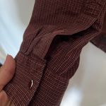 Guess  Y2K Grunge Womens Shirt Sz L Red Studs Glass Snap Country Plaid  Rodeo Photo 12