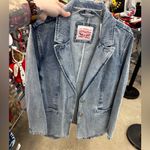Levi's Womens Women's Denim Single Breasted Blazer Photo 3