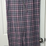 Natural Reflections NEW  women’s gray pink‎ elastic drawstring pajama pants large Photo 0