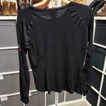 The North Face  Womens Summit Series Jet Black Long Sleeve Base Layer Thumb Holes Photo 8