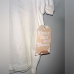 Messy Bun Just Chillin NWT Day Drinker Crop Tee Photo 2