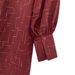 Joie  Amaranda Maroon Shirt Dress Long Sleeve Lined With Pockets Photo 6