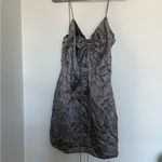 ANINE BING  - Papillon Dress in Ash Violet Butterfly Jacquard NWT size L silk Photo 3