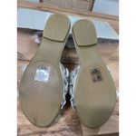 Azalea Wang Women's Estelle Paislee Flower Slide Sandals Silver Size 7 NIB Photo 9