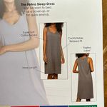 Felina Cotton Modal Stretch Sleep Dress 2-Pack Sz L Minty Charcoal Brand New Photo 4