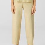 Eileen Fisher Organic Cotton Hemp Lantern Pant Butter NEW With Tags Size 3X Photo 2