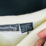 Vintage Townsley Women's White Long Sleeve V Photo 4