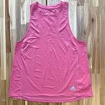 Adidas  Workout Running Primegreen Pink Sleeveless Tank Top Size M Photo 0
