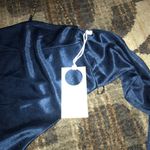 Royal blue silk set Size M Photo 3
