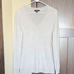 Saks 5th Avenue Saks Fifth Avenue Women’s 100% Cashmere Light Gray Pullover Sweater Size Small Photo 1