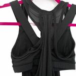 Lululemon ❤︎ Mesh Sports Bra Tank Top ❤︎ Black Silverescent Stripe ❤︎  Yoga Run Photo 6