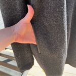 Vince Women’s Gray Wool Silk Cashmere Leather Trimmed Cardigan Jacket Size XS Photo 2