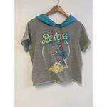 Barbie Hoodie 80's Doll Graphic Top Short Sleeve Size S Photo 1