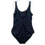 Catalina One Piece Swimsuit Black & White Mesh Side Panel Women’s Size Medium Photo 2