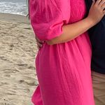 Bar III Pink Smock Top Mini Dress Photo 2