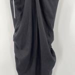 Michael Stars  Opaline Dress Size Petite Large Ribbed Black Ultra Rib Midi NWT Photo 10