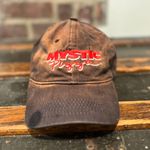 Vintage 80s Mystic Pizza Tie Dye Cap Brown Photo 0